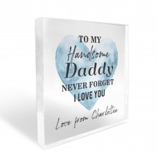 Daddy Gift For Fathers Day Birthday NEVER FORGET I LOVE YOU