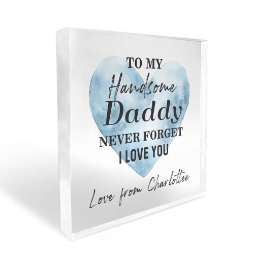 Daddy Gift For Fathers Day Birthday NEVER FORGET I LOVE YOU