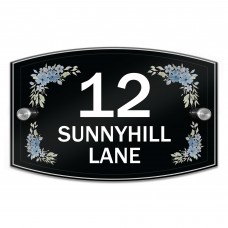 Personalised House Sign 200x130mm Contemporary Door Number