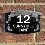 Personalised House Sign 200x130mm Contemporary Door Number