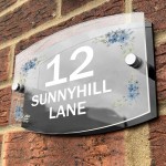 Personalised House Sign 200x130mm Contemporary Door Number