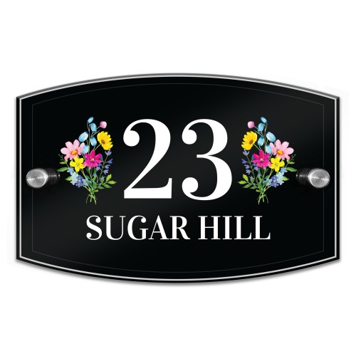 Address Plaque For Wall House Signs Acrylic Door Number Sign