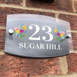 Address Plaque For Wall House Signs Acrylic Door Number Sign