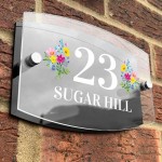 Address Plaque For Wall House Signs Acrylic Door Number Sign