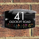 House Signs Acrylic Door Number Sign House Name Road Plate