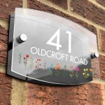 House Signs Acrylic Door Number Sign House Name Road Plate