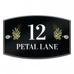 Contemporary House Number Sign Acrylic Door Signs Door Number