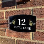 Contemporary House Number Sign Acrylic Door Signs Door Number
