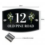 House Number Sign Acrylic Door Signs Door Number Sign Road Sign