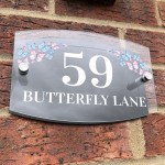 House Numbers Plaques Contemporary Personalised House Signs Door
