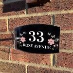 Personalised House Sign Home Address Plaque House Number Sign