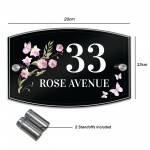 Contemporary Personalised House Sign Door Number Adddress Plaque