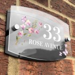 Contemporary Personalised House Sign Door Number Adddress Plaque