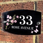 Contemporary Personalised House Sign Door Number Adddress Plaque