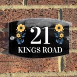 Contemporary House Sign Plaque Door Number Address Road Number