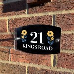 Contemporary House Sign Plaque Door Number Address Road Number