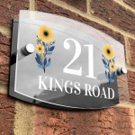 Contemporary House Sign Plaque Door Number Address Road Number