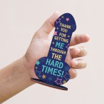 Funny Friendship Plaque Thank You Gift For Friend Novelty Rude 