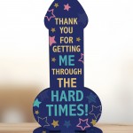 Funny Friendship Plaque Thank You Gift For Friend Novelty Rude 