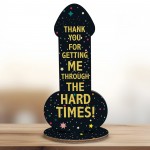 Funny Rude Friendship Plaque Thank You Gift For Best Friend 