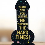 Funny Rude Friendship Plaque Thank You Gift For Best Friend 