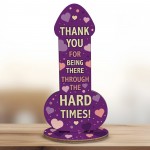 Funny Thank You Gift Rude Friendship Sign Joke Gift Best Friend