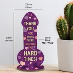 Funny Thank You Gift Rude Friendship Sign Joke Gift Best Friend