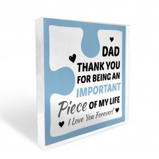 Birthday Gifts for DAD Acrylic Block Puzzle DAD BIRTHDAY GIFT