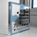 Birthday Gifts for DAD Acrylic Block Puzzle DAD BIRTHDAY GIFT