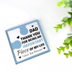 Birthday Gifts for DAD Acrylic Block Puzzle DAD BIRTHDAY GIFT
