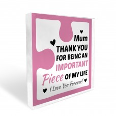 Birthday Gifts for MUM Acrylic Block Puzzle MUM BIRTHDAY GIFT