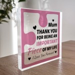 Birthday Gifts for MUM Acrylic Block Puzzle MUM BIRTHDAY GIFT