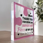 Birthday Gifts for MUM Acrylic Block Puzzle MUM BIRTHDAY GIFT