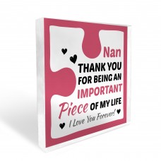 Birthday Gifts for NAN Acrylic Block Puzzle NAN BIRTHDAY GIFT