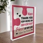 Birthday Gifts for NAN Acrylic Block Puzzle NAN BIRTHDAY GIFT
