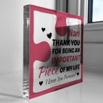 Birthday Gifts for NAN Acrylic Block Puzzle NAN BIRTHDAY GIFT