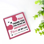 Birthday Gifts for NAN Acrylic Block Puzzle NAN BIRTHDAY GIFT