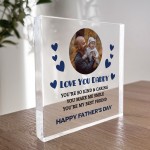 Gift For Dad Daddy For Fathers Day Personalised Photo Plaque
