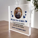 Gift For Dad Daddy For Fathers Day Personalised Photo Plaque