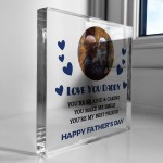 Gift For Dad Daddy For Fathers Day Personalised Photo Plaque