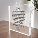 Personalised Gift For Dad On Fathers Day Father Of The Bride
