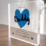 Gift For Best Daddy In The World For Fathers Day Personalised