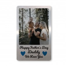 Fathers Day Gift For Dad Daddy From Daughter Son Photo Card
