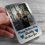 Fathers Day Gift For Dad Daddy From Daughter Son Photo Card
