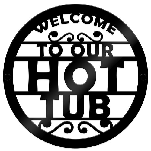 Hot Tub Signs For Outdoor Shed Sign Summer House Plaque