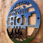 Hot Tub Signs For Outdoor Shed Sign Summer House Plaque