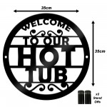 Hot Tub Signs For Outdoor Shed Sign Summer House Plaque