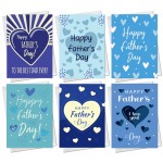 Fathers Day Card Pack Of 6 Card for Dad Grandad For Fathers Day