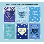Fathers Day Card Pack Of 6 Card for Dad Grandad For Fathers Day
