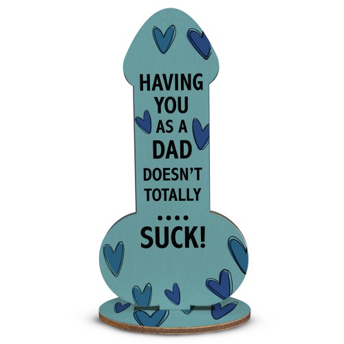 Funny Dad Wooden Plaque Dad Gift For Birthday Fathers Day 